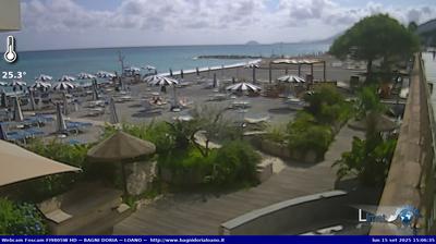 immagine della webcam nei dintorni di Varigotti: webcam Loano