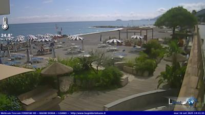 immagine della webcam nei dintorni di Pietra Ligure: webcam Loano