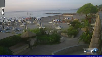 immagine della webcam nei dintorni di Spotorno: webcam Loano