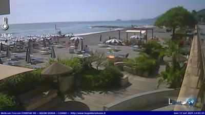 immagine della webcam nei dintorni di Garessio: webcam Loano
