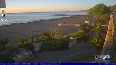 immagine della webcam nei dintorni di Finale Ligure: webcam Loano