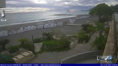 immagine della webcam nei dintorni di Alassio: webcam Loano