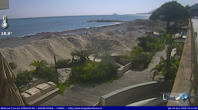 immagine della webcam nei dintorni di Bergeggi: webcam Pietra Ligure