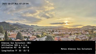 immagine della webcam nei dintorni di Orio al Serio: webcam Almenno San Salvatore
