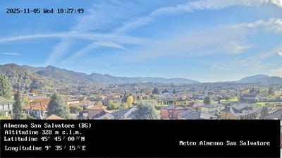 immagine della webcam nei dintorni di Casirate d'Adda: webcam Almenno San Salvatore