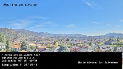 immagine della webcam nei dintorni di Paladina: webcam Almenno San Salvatore
