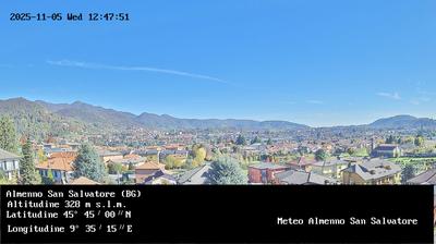 immagine della webcam nei dintorni di Paladina: webcam Almenno San Salvatore