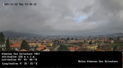 immagine della webcam nei dintorni di Cornate d'Adda: webcam Almenno San Salvatore