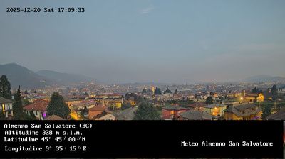 immagine della webcam nei dintorni di Paladina: webcam Almenno San Salvatore