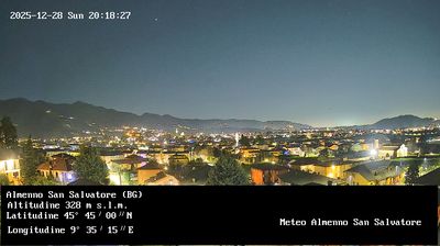 immagine della webcam nei dintorni di Cornate d'Adda: webcam Almenno San Salvatore