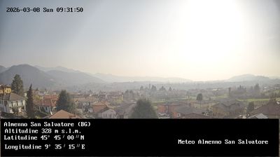 immagine della webcam nei dintorni di San Giovanni Bianco: webcam Almenno San Salvatore