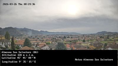 immagine della webcam nei dintorni di Casirate d'Adda: webcam Almenno San Salvatore