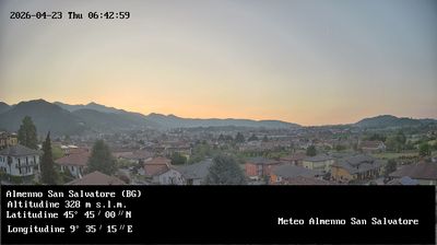 immagine della webcam nei dintorni di Albino: webcam Almenno San Salvatore
