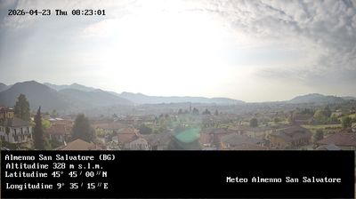 immagine della webcam nei dintorni di San Giovanni Bianco: webcam Almenno San Salvatore