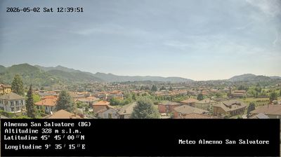 immagine della webcam nei dintorni di Casirate d'Adda: webcam Almenno San Salvatore