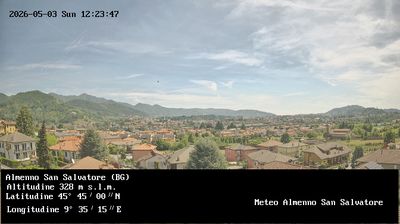 immagine della webcam nei dintorni di San Giovanni Bianco: webcam Almenno San Salvatore
