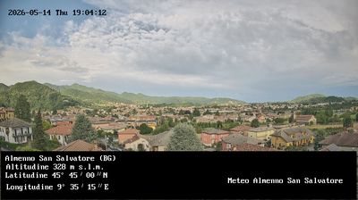 immagine della webcam nei dintorni di Cornate d'Adda: webcam Almenno San Salvatore