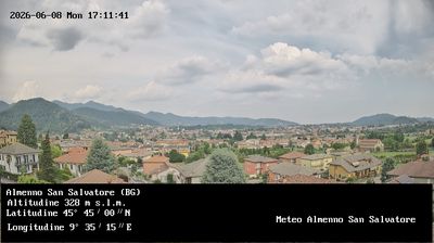 immagine della webcam nei dintorni di Orio al Serio: webcam Almenno San Salvatore