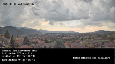 immagine della webcam nei dintorni di Cornate d'Adda: webcam Almenno San Salvatore