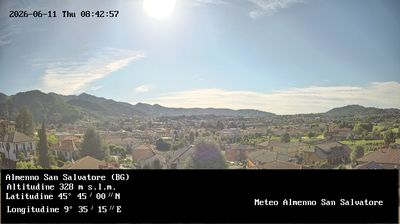 immagine della webcam nei dintorni di San Pellegrino Terme: webcam Almenno San Salvatore