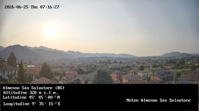 immagine della webcam nei dintorni di Erve: webcam Almenno San Salvatore