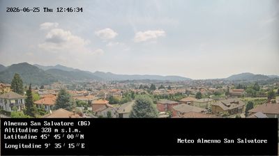 immagine della webcam nei dintorni di Erve: webcam Almenno San Salvatore