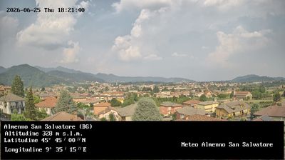 immagine della webcam nei dintorni di Valbrembo: webcam Almenno San Salvatore