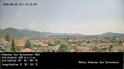immagine della webcam nei dintorni di Cornate d'Adda: webcam Almenno San Salvatore