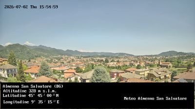 immagine della webcam nei dintorni di Ornago: webcam Almenno San Salvatore