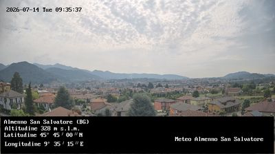 immagine della webcam nei dintorni di Fuipiano Valle Imagna: webcam Almenno San Salvatore