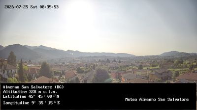 immagine della webcam nei dintorni di Orio al Serio: webcam Almenno San Salvatore