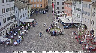immagine della webcam nei dintorni di Bolzano: webcam Caldaro sulla Strada del Vino