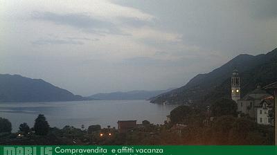 immagine della webcam nei dintorni di Brezzo di Bedero: webcam Cannero Riviera
