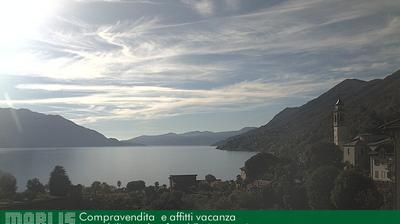 immagine della webcam nei dintorni di Castello Cabiaglio: webcam Cannero Riviera