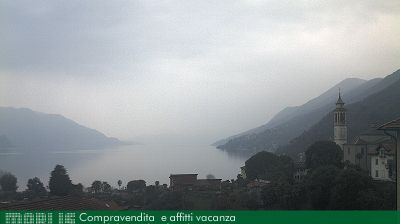 immagine della webcam nei dintorni di Brezzo di Bedero: webcam Cannero Riviera