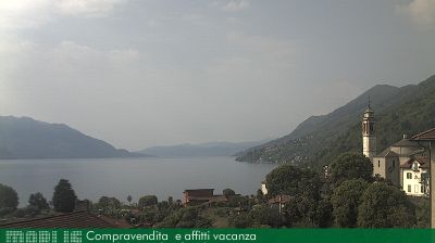 immagine della webcam nei dintorni di Maccagno con Pino e Veddasca: webcam Cannero Riviera