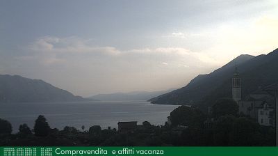 immagine della webcam nei dintorni di Cuvio: webcam Cannero Riviera