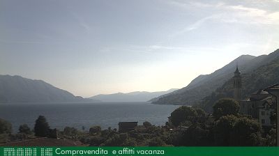 immagine della webcam nei dintorni di Cuasso al Monte: webcam Cannero Riviera
