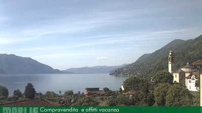 immagine della webcam nei dintorni di Curiglia con Monteviasco: webcam Cannero Riviera