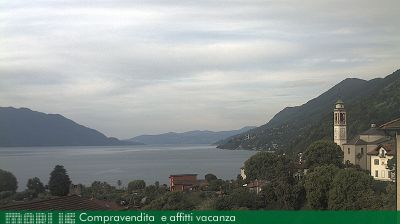 immagine della webcam nei dintorni di Cuasso al Monte: webcam Cannero Riviera