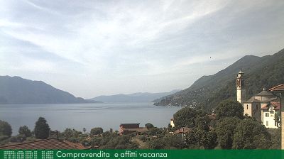 immagine della webcam nei dintorni di Curiglia con Monteviasco: webcam Cannero Riviera