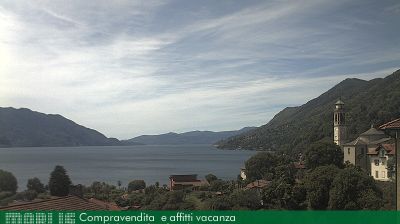immagine della webcam nei dintorni di Laveno-Mombello: webcam Cannero Riviera