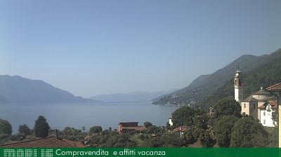 immagine della webcam nei dintorni di Cuasso al Monte: webcam Cannero Riviera