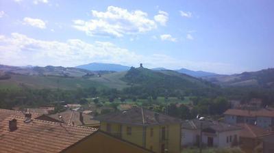 immagine della webcam nei dintorni di Bellocchi: webcam Montecalvo in Foglia