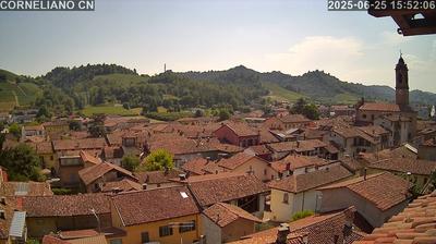 immagine della webcam nei dintorni di Cossano Belbo: webcam Corneliano d'Alba