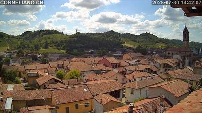 immagine della webcam nei dintorni di Cossano Belbo: webcam Corneliano d'Alba
