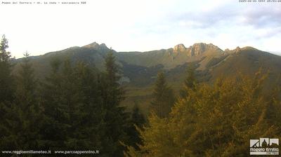 immagine della webcam nei dintorni di Trefiumi: webcam Cerreto Laghi