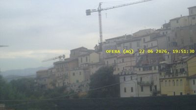 immagine della webcam nei dintorni di Sant'Eusanio Forconese: webcam Ofena