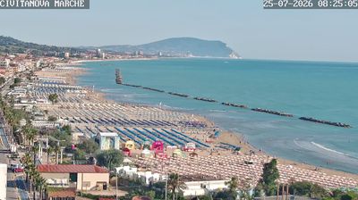 immagine della webcam nei dintorni di Marcelli: webcam Civitanova Marche