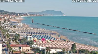 immagine della webcam nei dintorni di Offagna: webcam Civitanova Marche